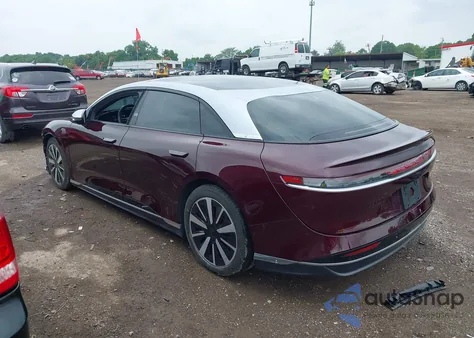 2022 Lucid Air Grand Touring z USA, uszkodzony, nr VIN 50EA1GBA2NA002619
